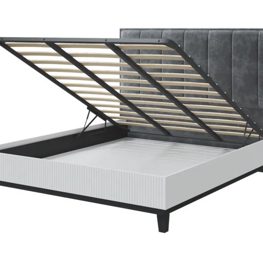 Кровать с подъемным механизмом «Шарлиз», велюр